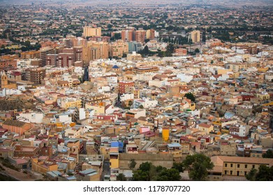 Top View Of The City Of Lorca, Murcia, Spain