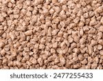 Top view of compound feed pellets