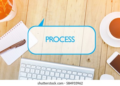 Top View Desk Concept : PROCESS
