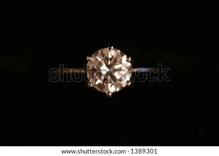 Top View of a Diamond Ring