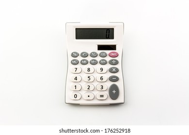 5,256 Calculator Isolated Top View White Background Images, Stock ...