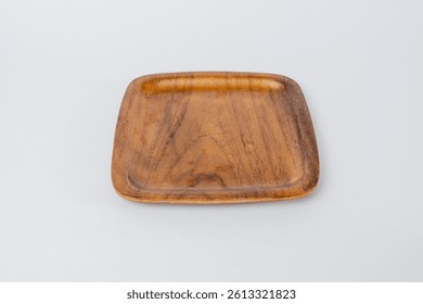 Top view of an empty serving tray on a plain surface, ideal for food presentation, catering, or mockups. High-resolution image with minimal design and clean background.
