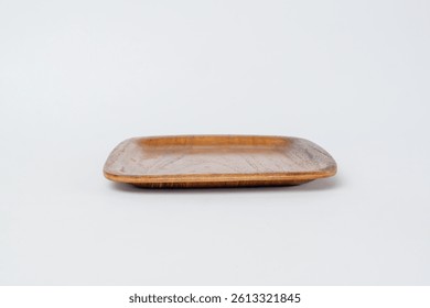 Top view of an empty serving tray on a plain surface, ideal for food presentation, catering, or mockups. High-resolution image with minimal design and clean background.