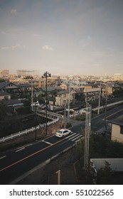 Top view in evening