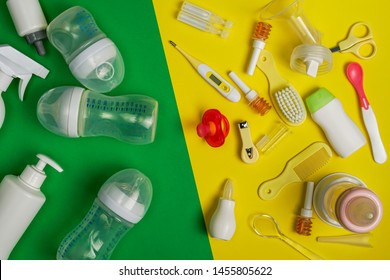 Top View Of Feeding Set And Emergency Kit, Top View