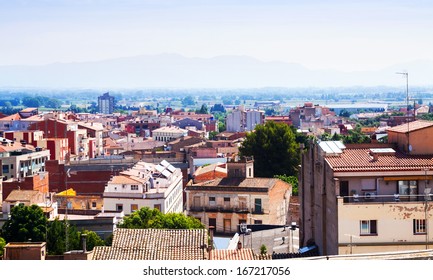 Top View Of Figueres. Catalonia, Spain