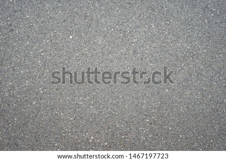 Top view and flat lay of clear asphalt road or macadam road texture background , no body and no text