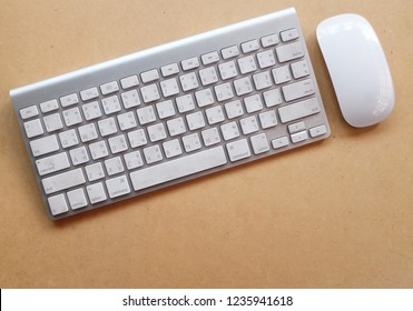 top view and flat lay copy space  book  keyboard and mouse on table office