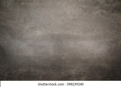 Top View Of Grey Kitchen Table Background. 