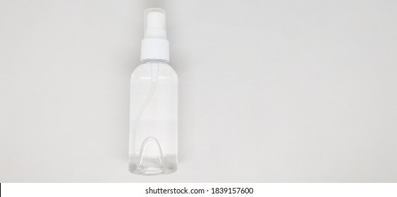 Top View Handsanitizer Isolated On White Background