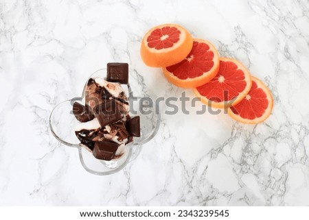 Image, Stock Photo Anonymous woman photographing dessert