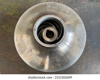 Top view of Impeller for Centrifugal pump.