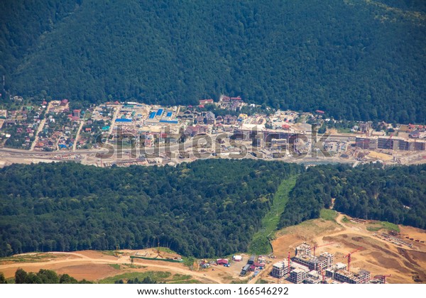 Top View Krasnaya Polyana Sochi Russia Stock Photo Edit Now