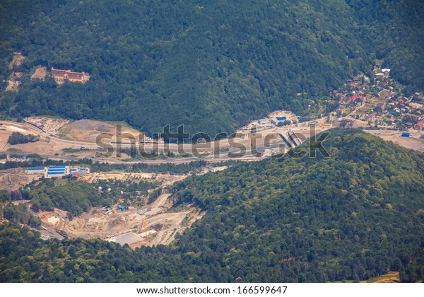 Top View Krasnaya Polyana Sochi Russia Stock Photo Edit Now