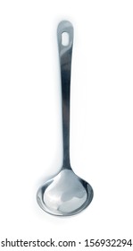 Top View Ladle Isolated On A White Background