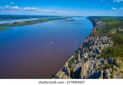 Top View Of The Lena River