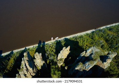 Top View Of The Lena River