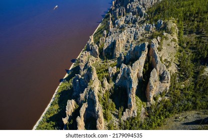 Top View Of The Lena River