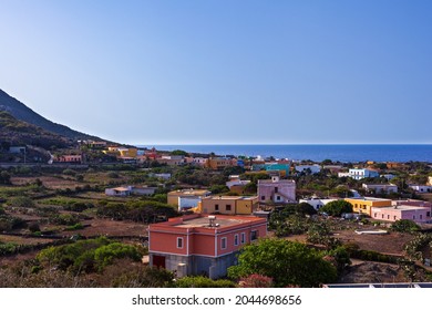 Top View Of Linosa, Pelagie Islands In Sicily. Italy