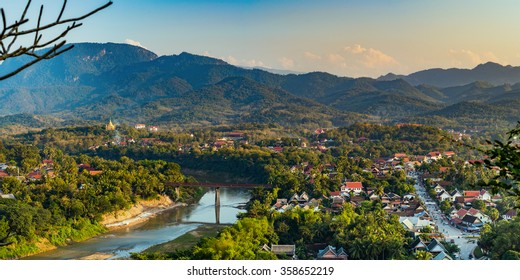 Top View Of Luang Prabang, Laos