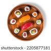 sushi top view