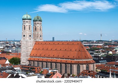 top view of Munich in Germany - Shutterstock ID 2202940477