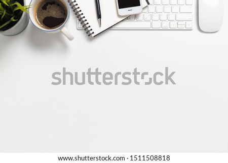 Similar – Image, Stock Photo Desktop office mix on a wooden table