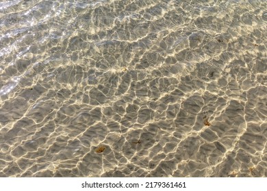 Top View On Littoral Zone Of The Baltic Sea At The German Coast