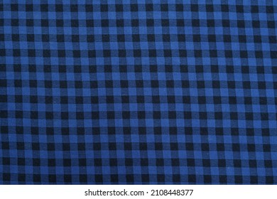 Top View Photo Of Blue Checkered Fabric