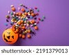 halloween candy background