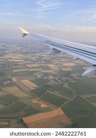 Top view from the plane