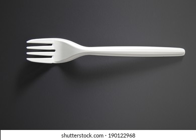 Top View Of The Plastic Fork