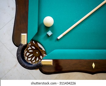 Top View Pool Table