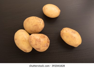 Top view Potatoes