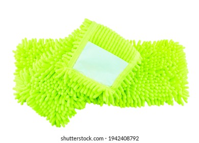 Top View Quick Change Dust Mop Head Isolated On White