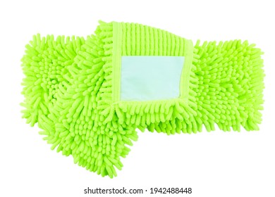 Top View Quick Change Dust Mop Head Isolated On White