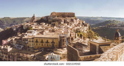 A Top View Of Ragusa, Sicily