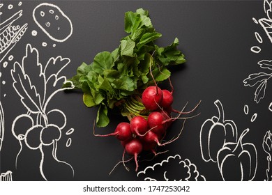 野菜 イラスト モノクロ の写真素材 画像 写真 Shutterstock