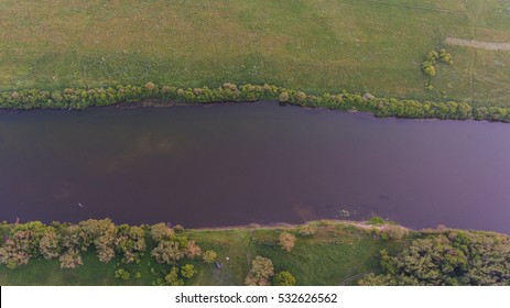 A Top View Of The River