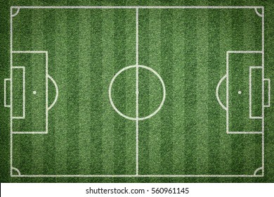 top view of soccer field, football field - Shutterstock ID 560961145