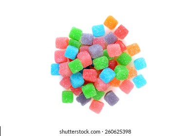 Top View Sour Chewy Candy