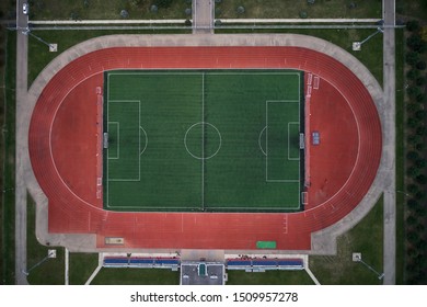 Soccer Football Stadium Top View Vector: vector de stock (libre de ...