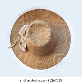 Top View Of Straw Hat