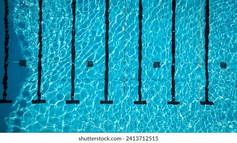 Top view in swimming pool - Powered by Shutterstock