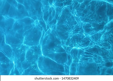 Top view swimming pool bottom water caustics background - Shutterstock ID 1470832409