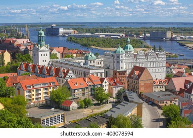 A Top View Of The Szczecin Town (Bristles) Poland