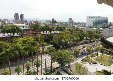 Top View Of Taipei Municipal Jianguo High School, The Top High School In Taiwan. 03/08/2020 Taipei, Taiwan