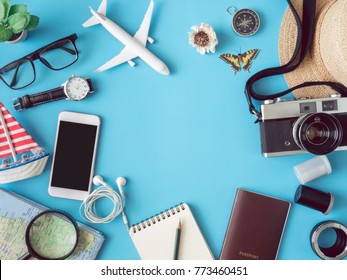 Top View Travel Concept Retro Camera Stock Photo 773460451 | Shutterstock