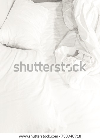 Similar – Image, Stock Photo Good morning Bed Bedroom