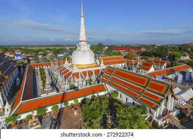 Top View Of Wat Phra Mahathat Nakhon Si Thammarat